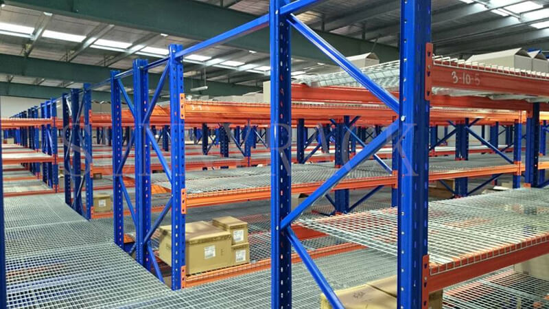 Mezzanine racking case