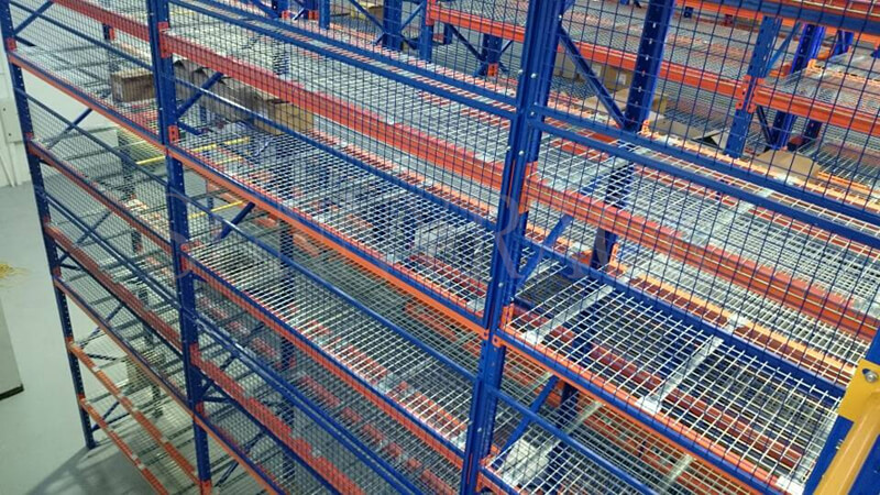 Mezzanine racking case